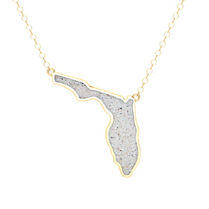 Florida Pendant Necklace - Gold