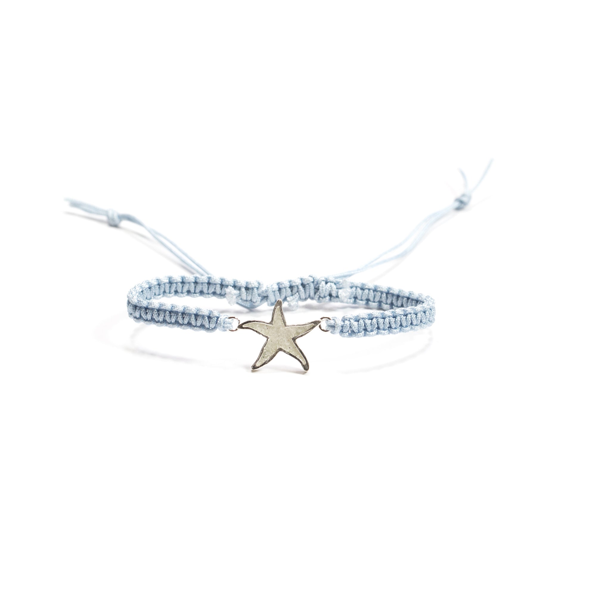 Beach Sand Jewelry - Starfish Macrame Bracelet ©Tropicality
