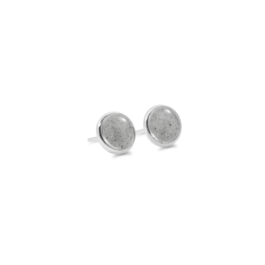 Beach Sand Studs - Silver