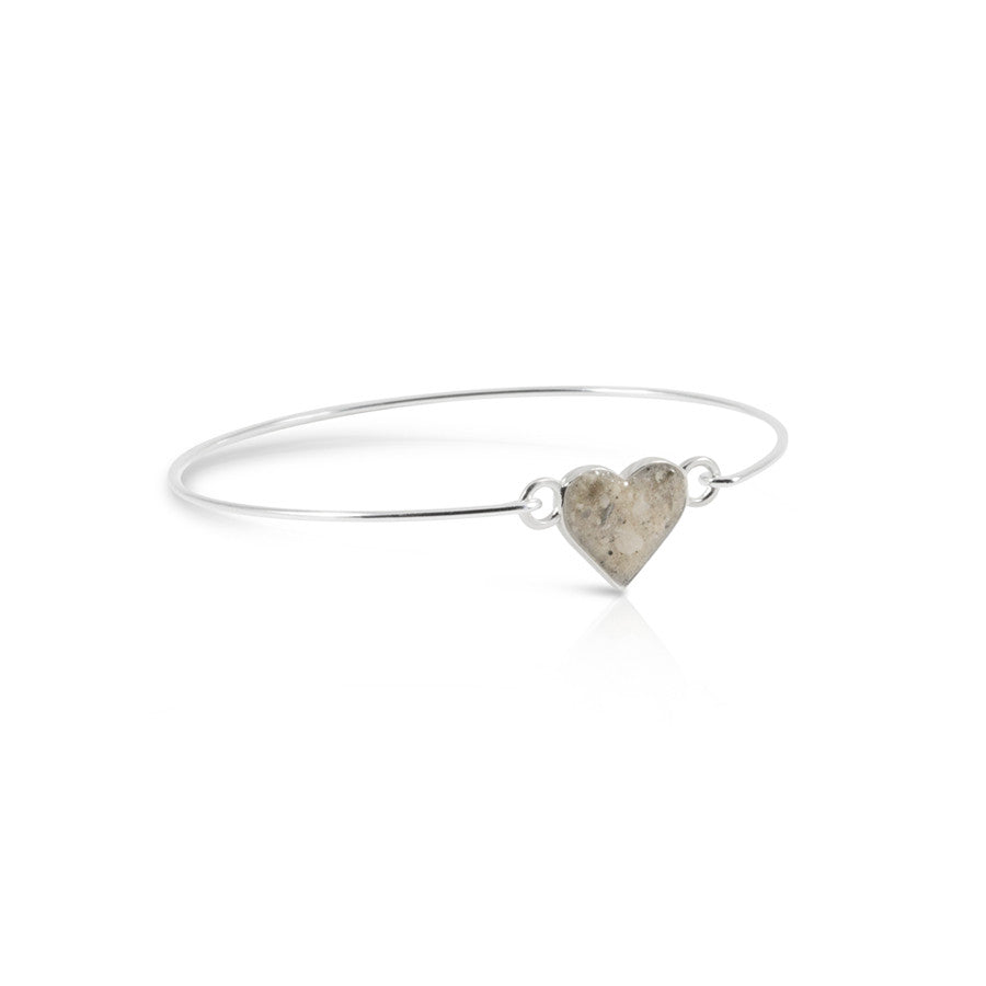 Dainty Heart Bracelet - Silver