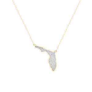 Florida Pendant Necklace - Gold