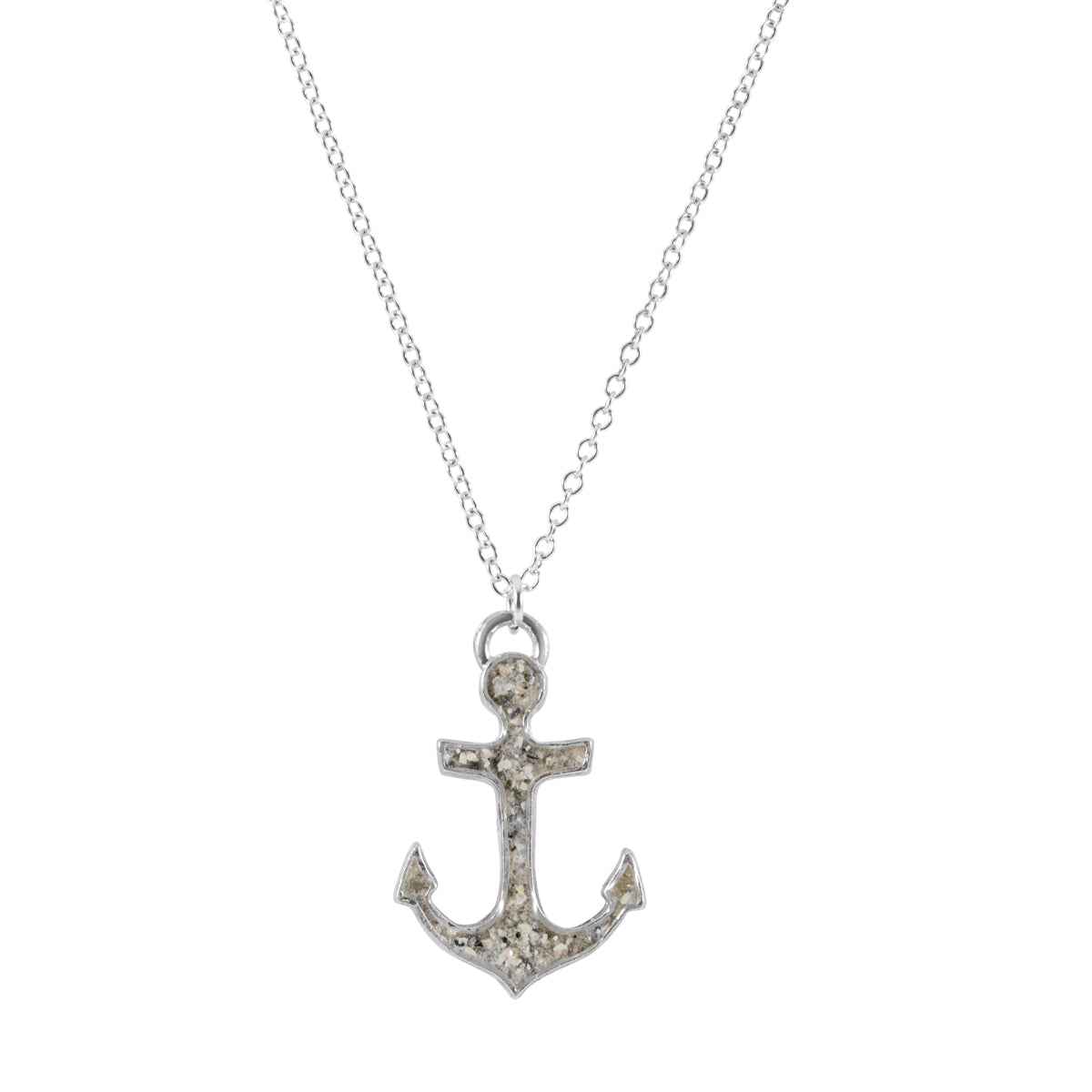 Nautical Anchor Necklace - Silver